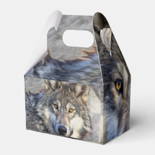 Grey Wolf Dignity Favor Box