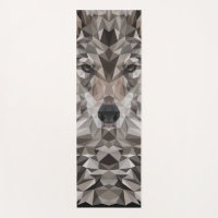 Grey Wolf Geometric Portrait