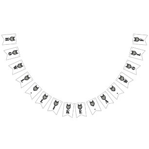 Grey Wolf, Halloween Party Bunting Flags