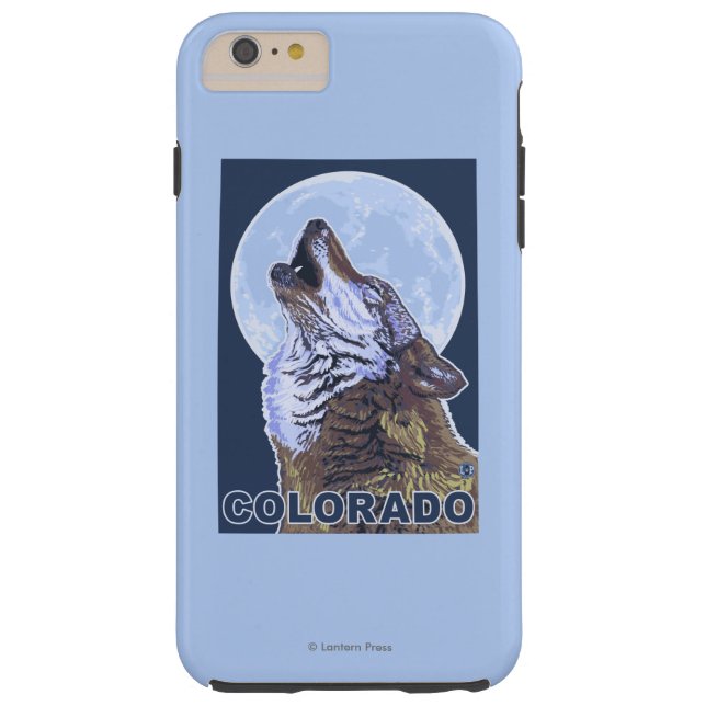 Grey Wolf HowlingColorado Case-Mate iPhone Case (Back)