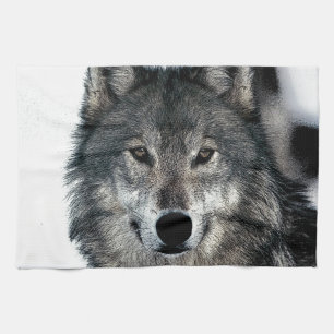 Grey Wolf Kitchen Towel