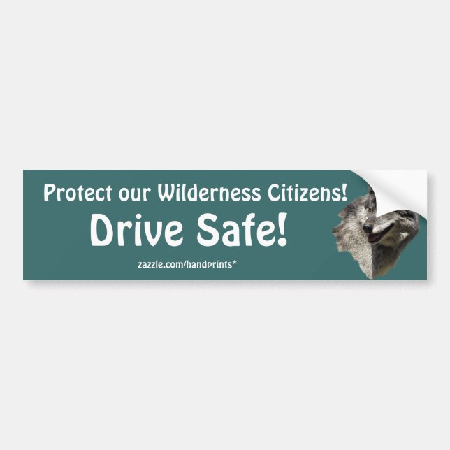 Grey Wolf Motivational Gifts Bumper Sticker (Front)