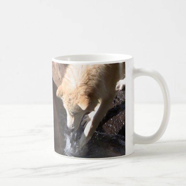 Grey Wolf Mug (Right)