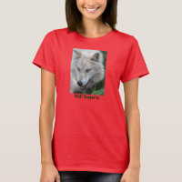 Grey Wolf Portrait Wildlife T-Shirt