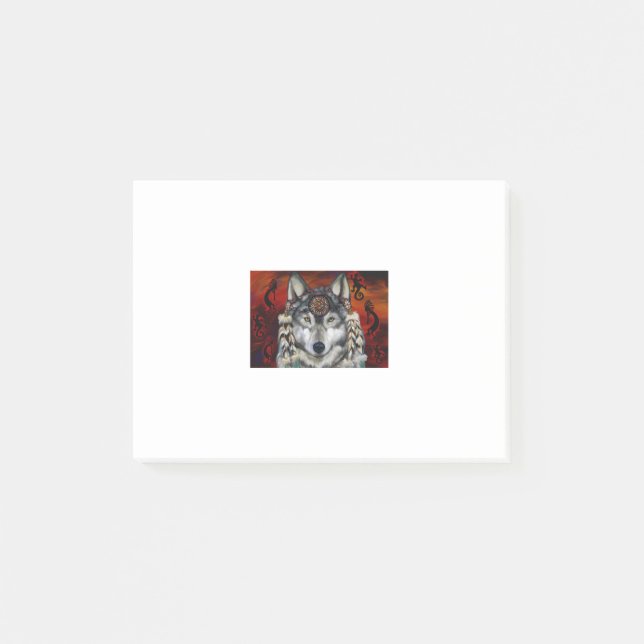Grey Wolf Post-it Notes (Front)