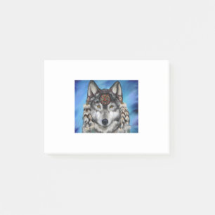 Grey Wolf Post-it Notes