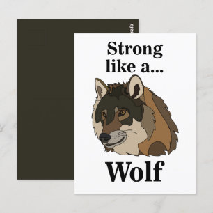 Grey Wolf Postcard
