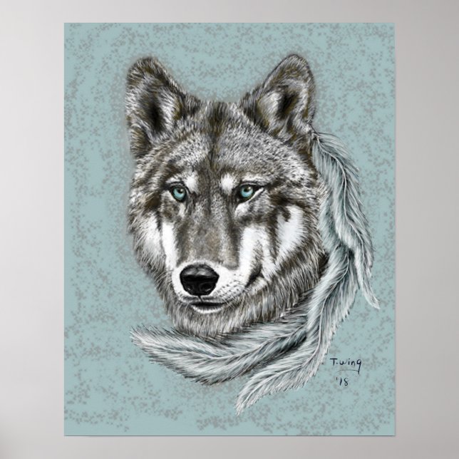 Grey Wolf Poster (Front)