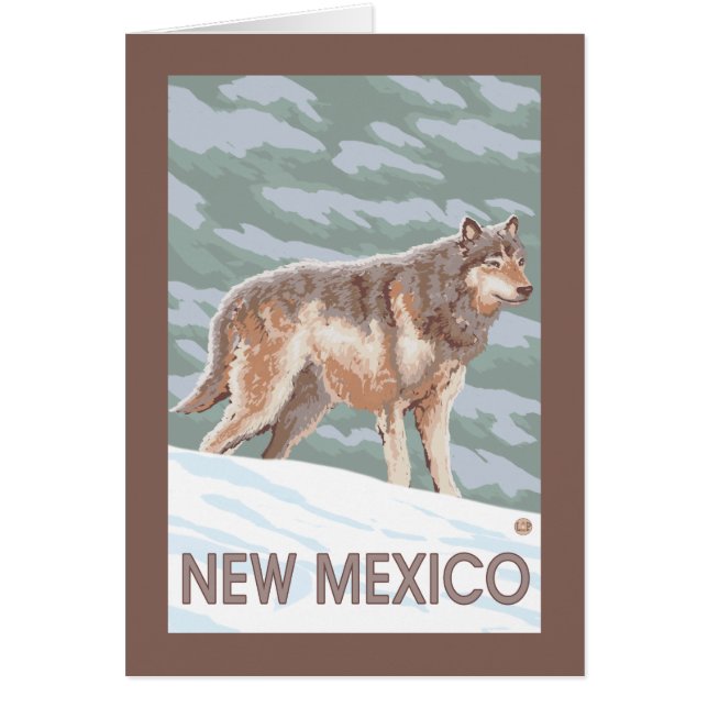 Grey Wolf StandingNew Mexico (Front)