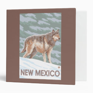 Grey Wolf StandingNew Mexico Binder