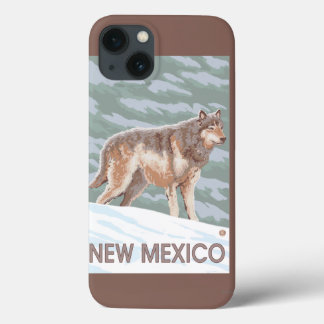 Grey Wolf StandingNew Mexico iPhone 13 Case