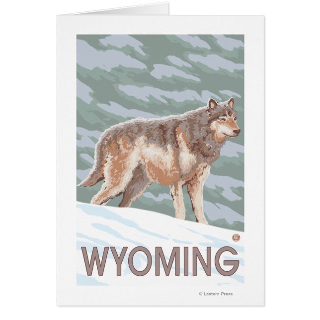 Grey Wolf StandingWyoming (Front)