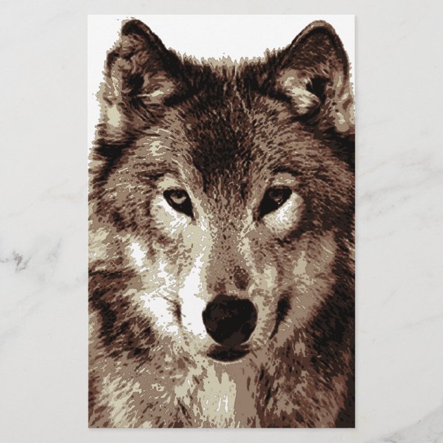 Grey Wolf Stationery (Front)