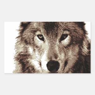 Grey Wolf Sticker