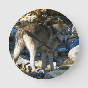 Grey Wolf & Stony Creek Photo Clock