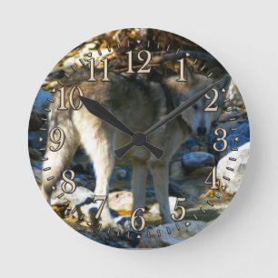 Grey Wolf & Stony Creek Photo Clock