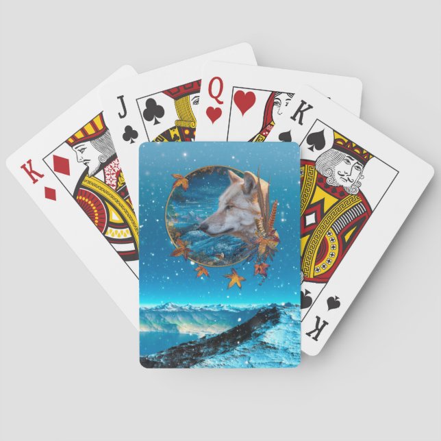 Grey Wolf THE GREAT QUEST Playing Cards (Back)