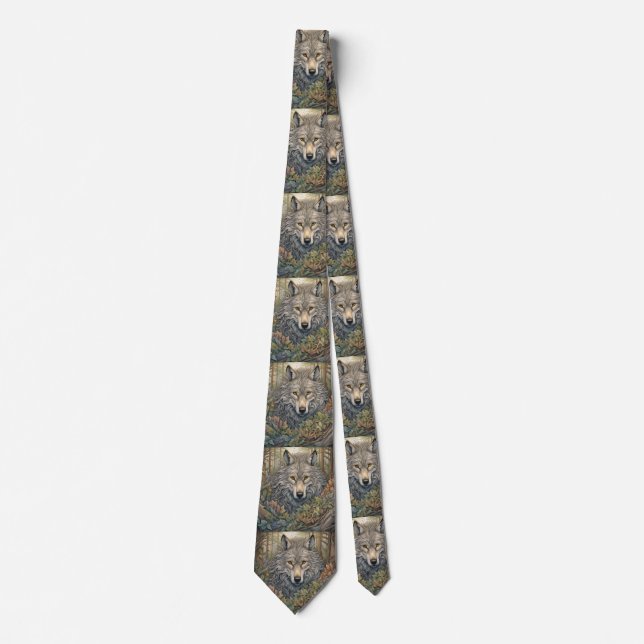 Grey Wolf  Tie (Front)