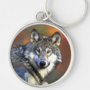 Grey Wolf - Timber Wolf - Red Wolf Series Keychain