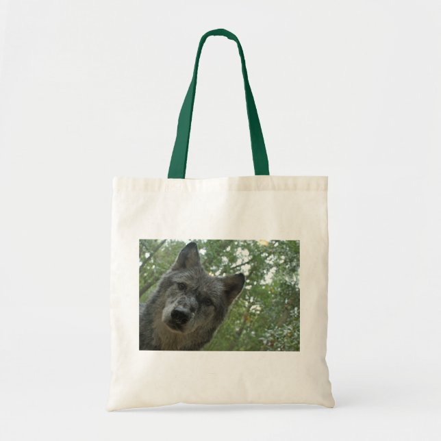 Grey Wolf Tote Bag (Front)