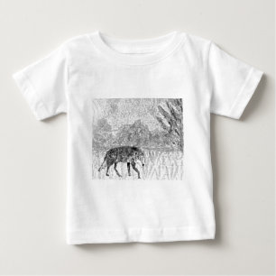 Grey Wolf Wild Animal Baby T-Shirt