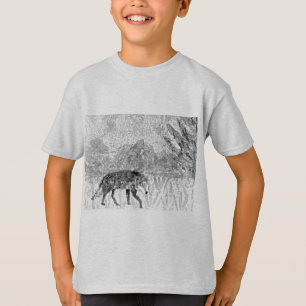 Grey Wolf Wild Animal T-Shirt