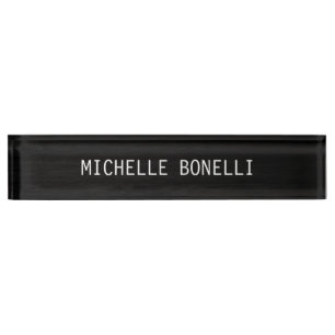 Grey Wood Design Background Plain Legible Modern Nameplate