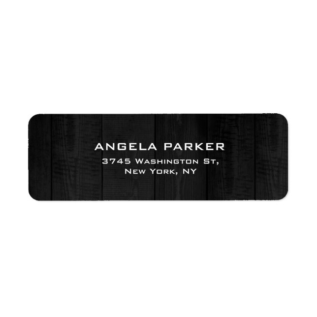 Grey Wood Plain Elegant Contemporary Unique (Front)