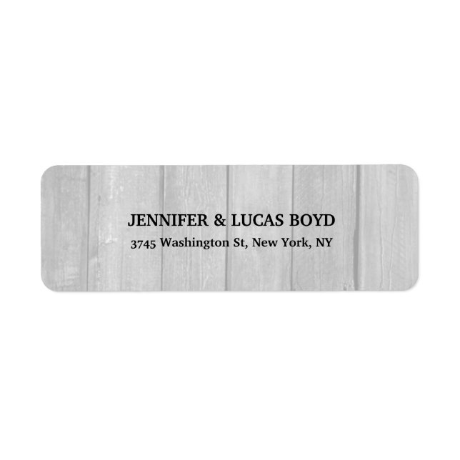 Grey Wood Unique Retro Style Classical Sheet (Front)