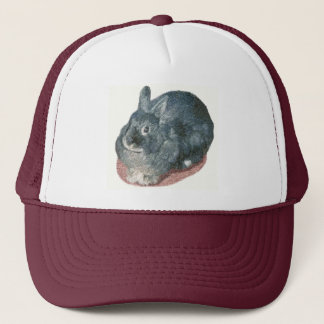 Grey Wooly Rabbit Hats