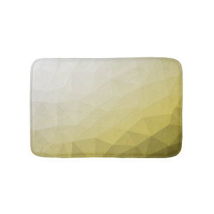 Grey Yellow ombre Mesh cool elegant Pattern Bath Mat