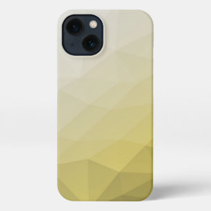Grey Yellow ombre Mesh cool elegant Pattern iPhone 13 Case