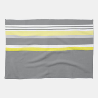 Grey (Yellow stripe) Kitchen Towel