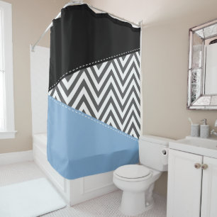 Grey Zigzag, Grey Chevron, Zigzag Pattern, Blue