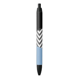 Grey Zigzag, Grey Chevron, Zigzag Pattern, Blue Black Ink Pen