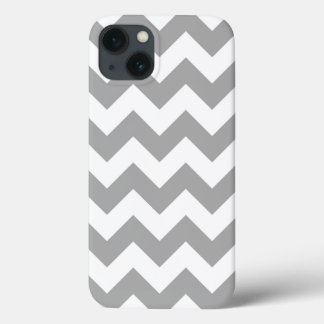 Grey Zigzag Pattern iPhone 13 Case