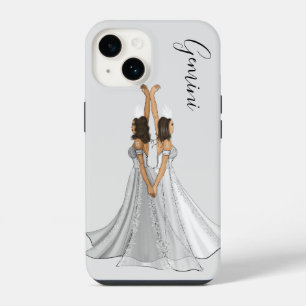 Grey Zodiac Gemini Goddess Custom  iPhone 14 Case