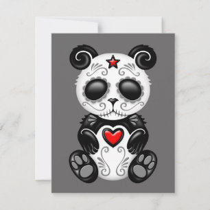 Grey Zombie Sugar Panda