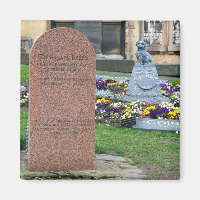 Greyfriars Bobby Magnet (Front)