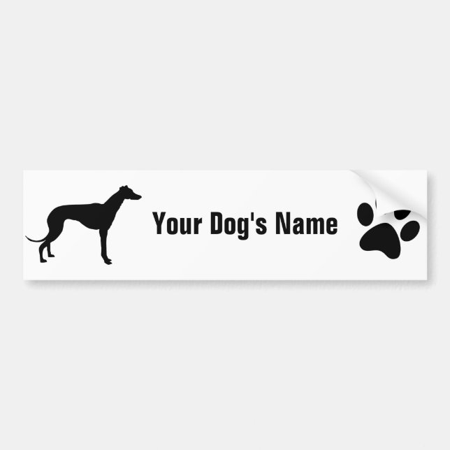 Greyhound グレイハウンド bumper sticker (Front)