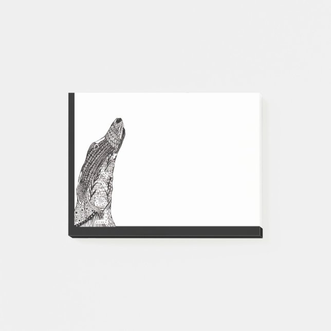 Greyhound (a222) post-it® notes (Front)
