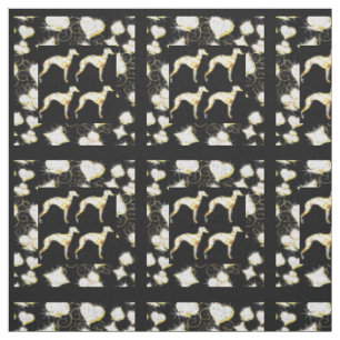 GREYHOUND BLING FABRIC