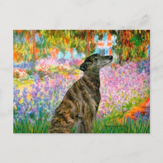 Greyhound (br2) - Garden Postcard