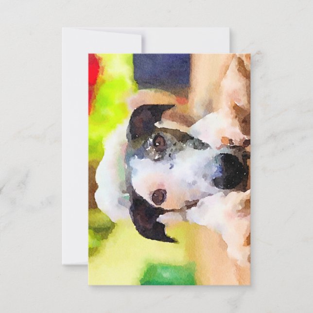 Greyhound Carte de remerciements (Devant)