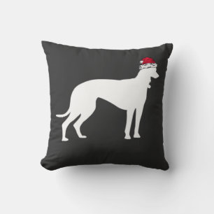 Greyhound Christmas Essential T-Shirt Throw Pillow