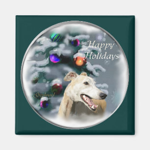 Greyhound Christmas Gifts Magnet