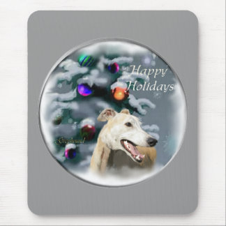 Greyhound Christmas Gifts Mouse Pad