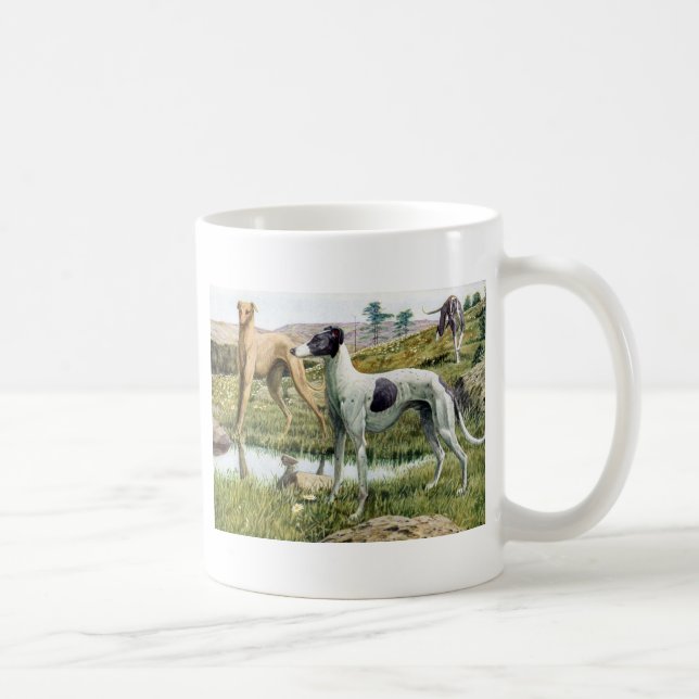 Greyhound Coffee Mug (Right)