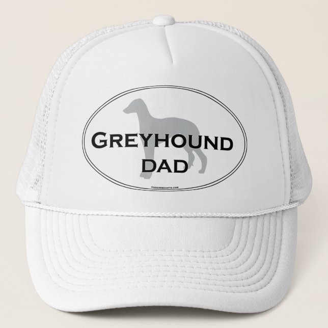 Greyhound Dad Trucker Hat (Front)