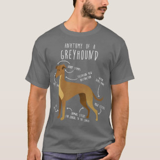 Greyhound Dog Anatomy T-Shirt